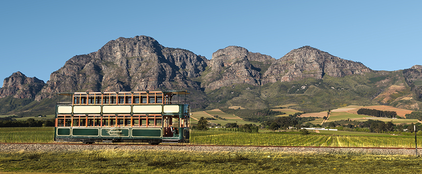 Wine Tram à Franschhoek