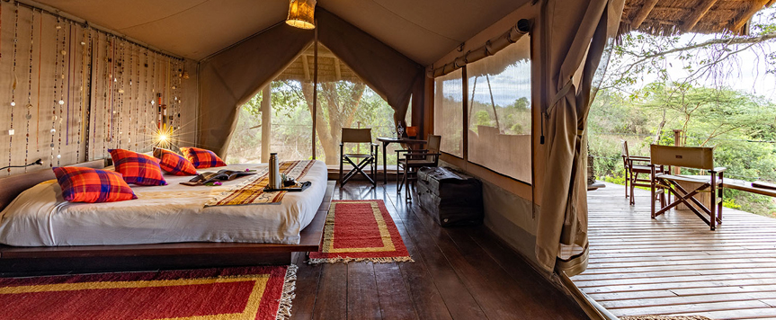 Tente au Basecamp Masai Mara