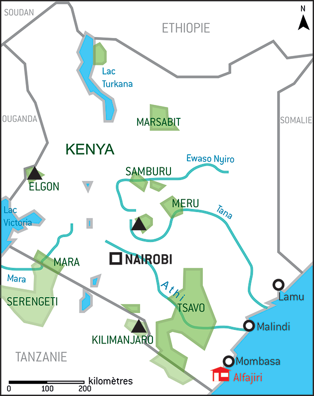 Carte Kenya