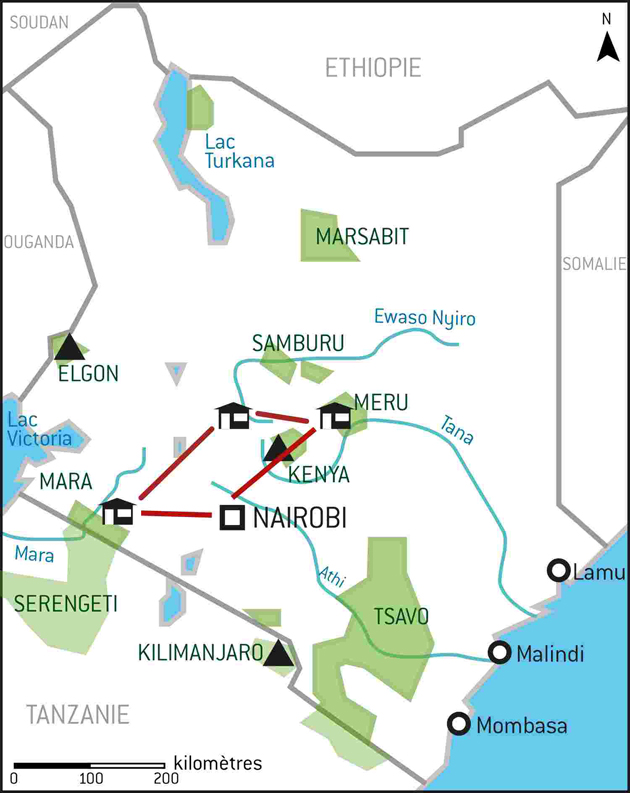 Carte Kenya