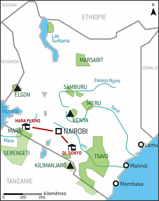 Carte Kenya