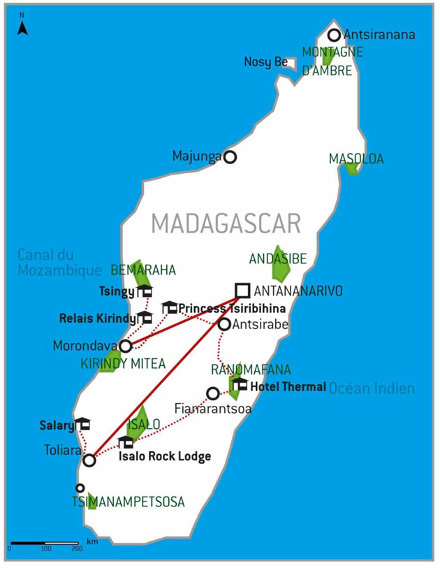 Carte Madagascar