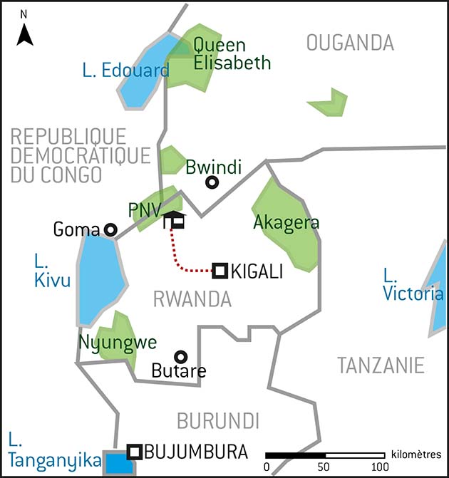 Carte Rwanda