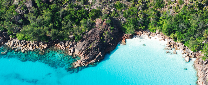 Crique aux Seychelles