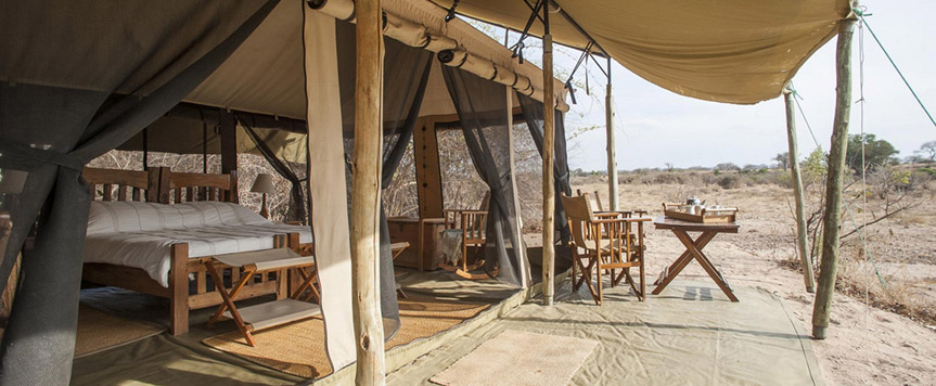 Tente à Kigelia Ruaha Camp